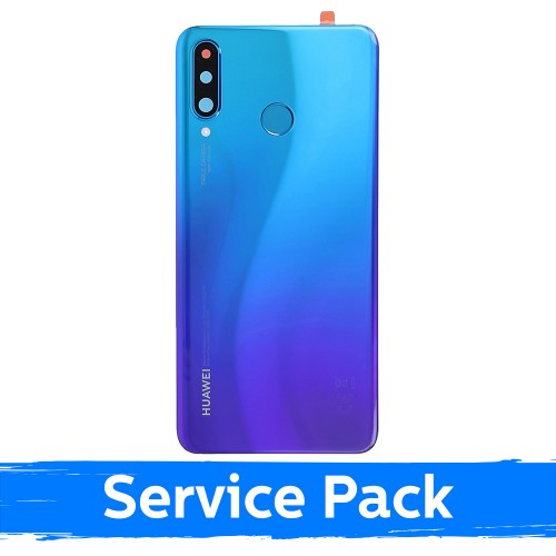 Back Cover Compatible With Huawei P30 Lite / Peacock Blue / original (Service Pack)