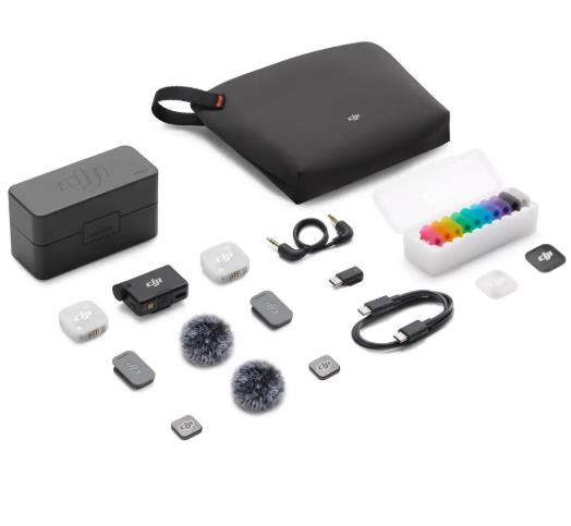 DJI Mic Mini 2 kaamera mikrofon (2 TX + 1 RX + ümbris)