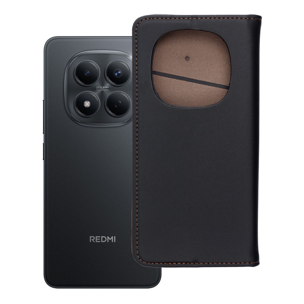 SMART PRO Kaaned leather ümbris for XIAOMI Redmi Note 15 5G must