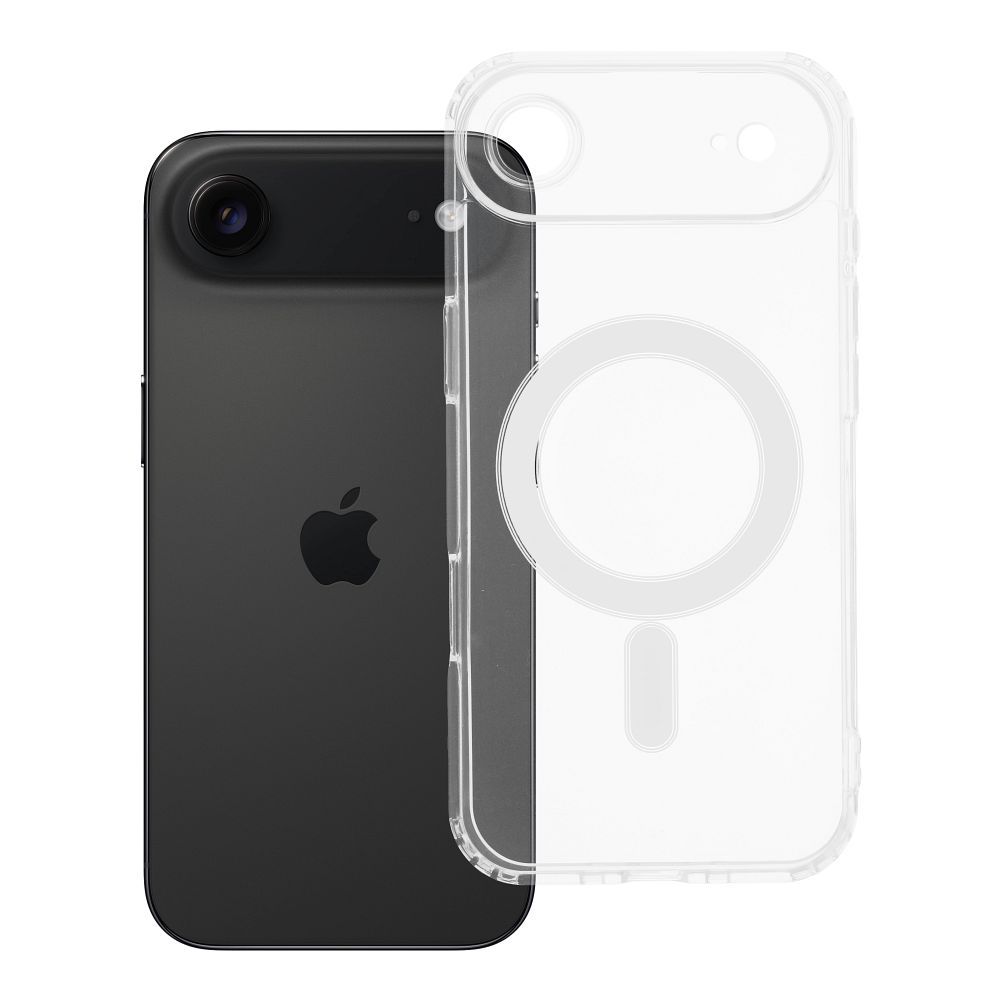 CLEAR MAG ÜMBRIS with camera protection compatible with MagSafe jaoks IPHONE 17 Air läbipaistev