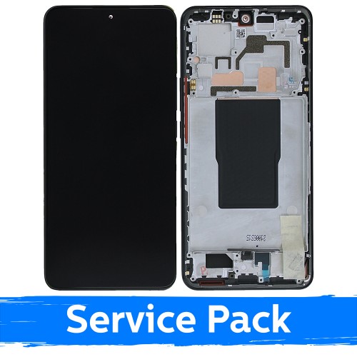 LCD ekraan Xiaomi 12T (12T Pro) raamiga must (originaalne hoolduspakett)