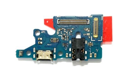 Painduv ühendus Samsung A715 A71 2020 laadimiskontakti, mikrofoni ja kõrvaklappide pesaga originaal (used Grade A)