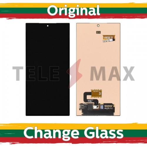 LCD ekraan sobib Samsung S928 S24 Ultra jaoks must (Uuendatud: Telemax) (versioon ilma raamita)
