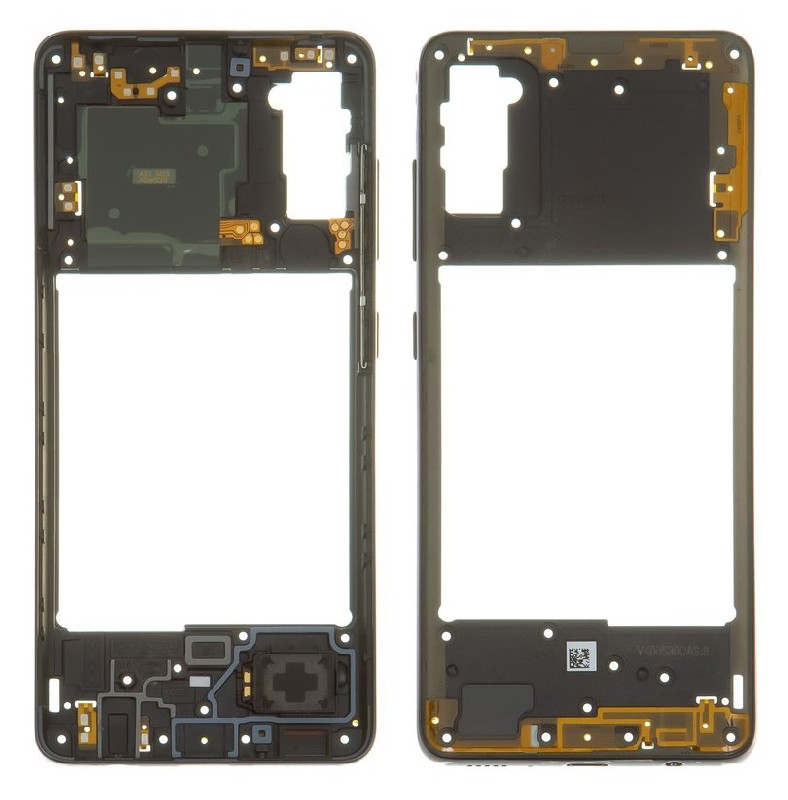Sisekorpus Samsung A415 A41 2020 must summeri ja külgnuppudega originaal (used Grade B)