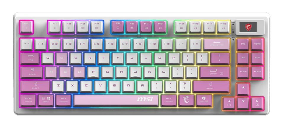 Игровая клавиатура MSI Forge GK600 TKL фиолетовая US