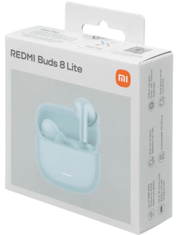 Bluetooth vabakäeseade Xiaomi Redmi Buds 8 Lite (Bluetooth v5.4) sinine