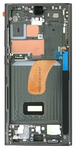 Middle housing Samsung S918 S23 Ultra Green original (used Grade C)