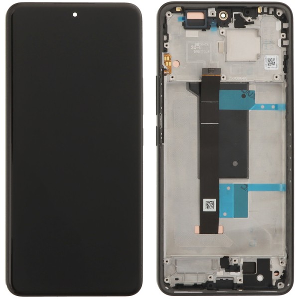 LCD ekraan Xiaomi Redmi Note 15 Pro 4G puuteekraaniga koos raamiga must OLED