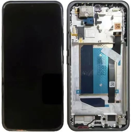 LCD ekraan Xiaomi Poco M8 Pro 5G puuteekraaniga raamiga must originaal (service pack)