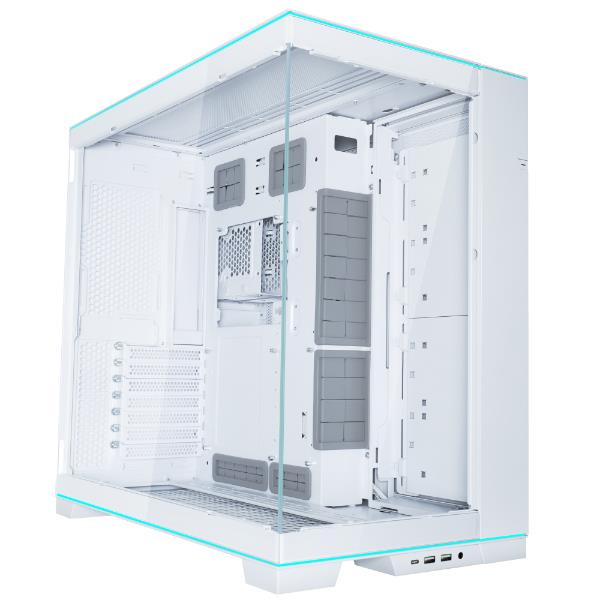 Arvutikorpus LIAN LI O11 Dynamic Evo RGB, Tower, läbipaistev paneel, ATX/EATX/MicroATX/MiniITX, valge, G99.O11DERGBW.00