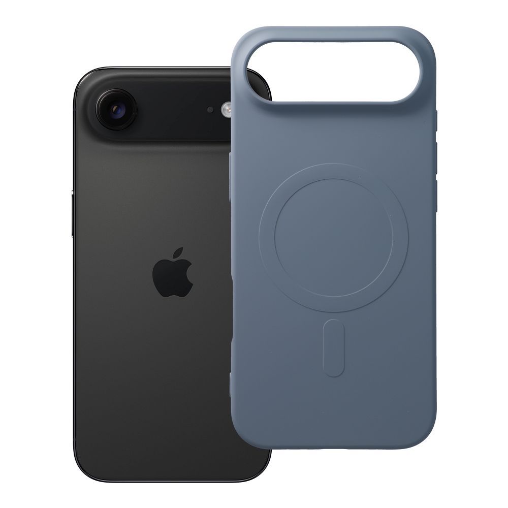 SILICONE MAG COVER (big hole) Ümbris compatible with MagSafe jaoks IPHONE 17 Air light sinine
