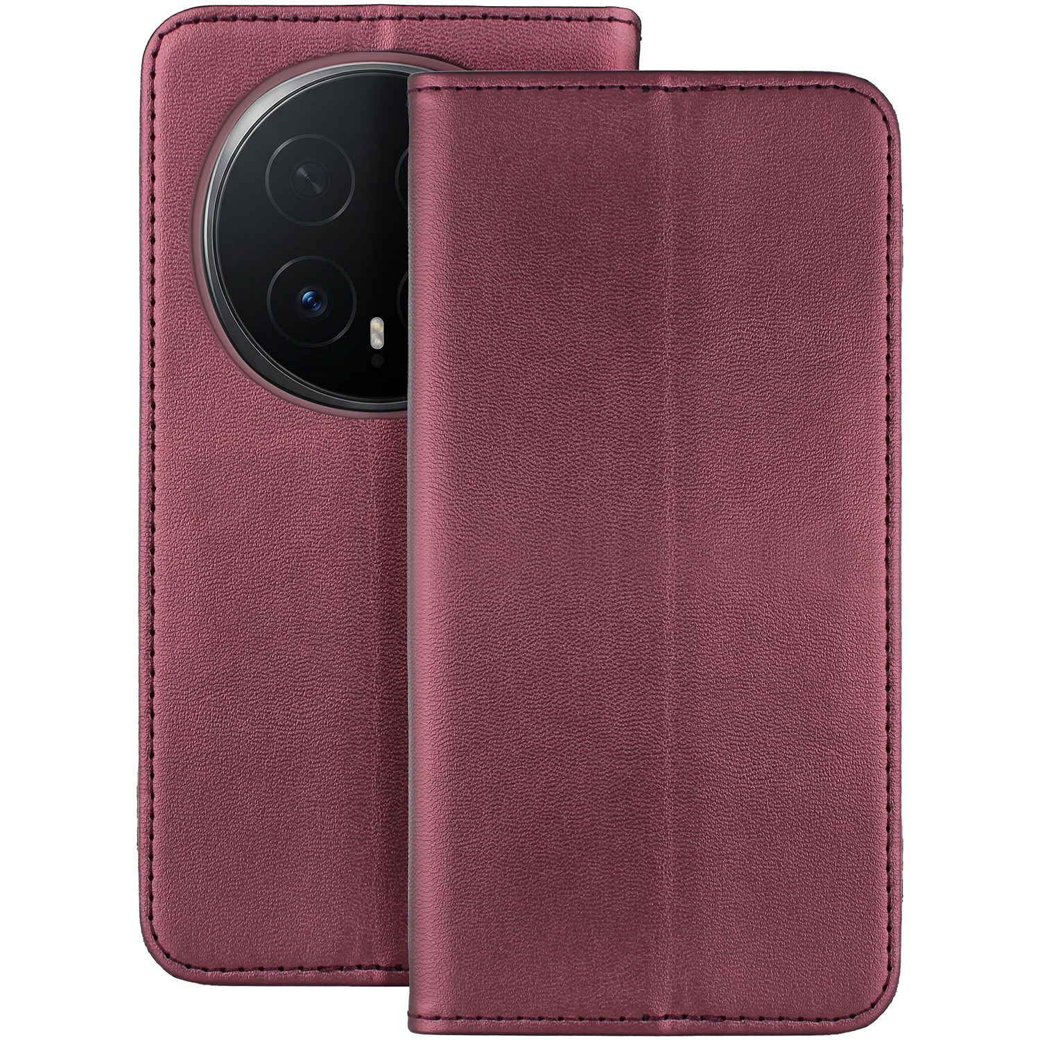 Чехол Smart Magnetic для Honor Magic 8 Pro бордовый