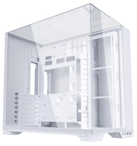 Arvutikorpus LIAN LI O11 Vision Compact, Tower, läbipaistev paneel, ATX/EATX/MicroATX/MiniITX, valge, G99.O11VPW.00