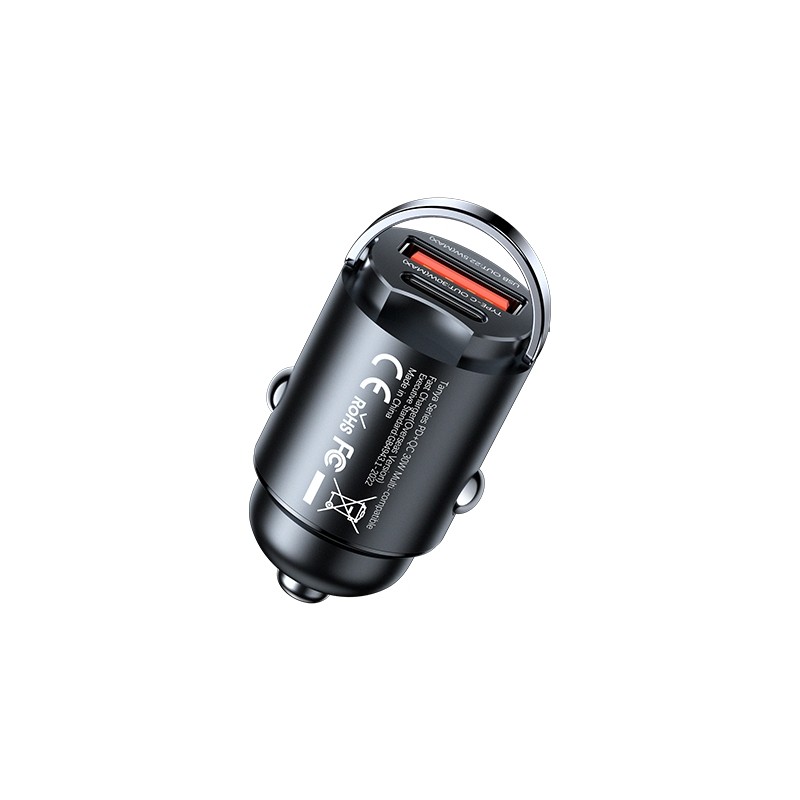 Автомобильное зарядное устройство Remax RCC359 30W USB-C/USB-A черный