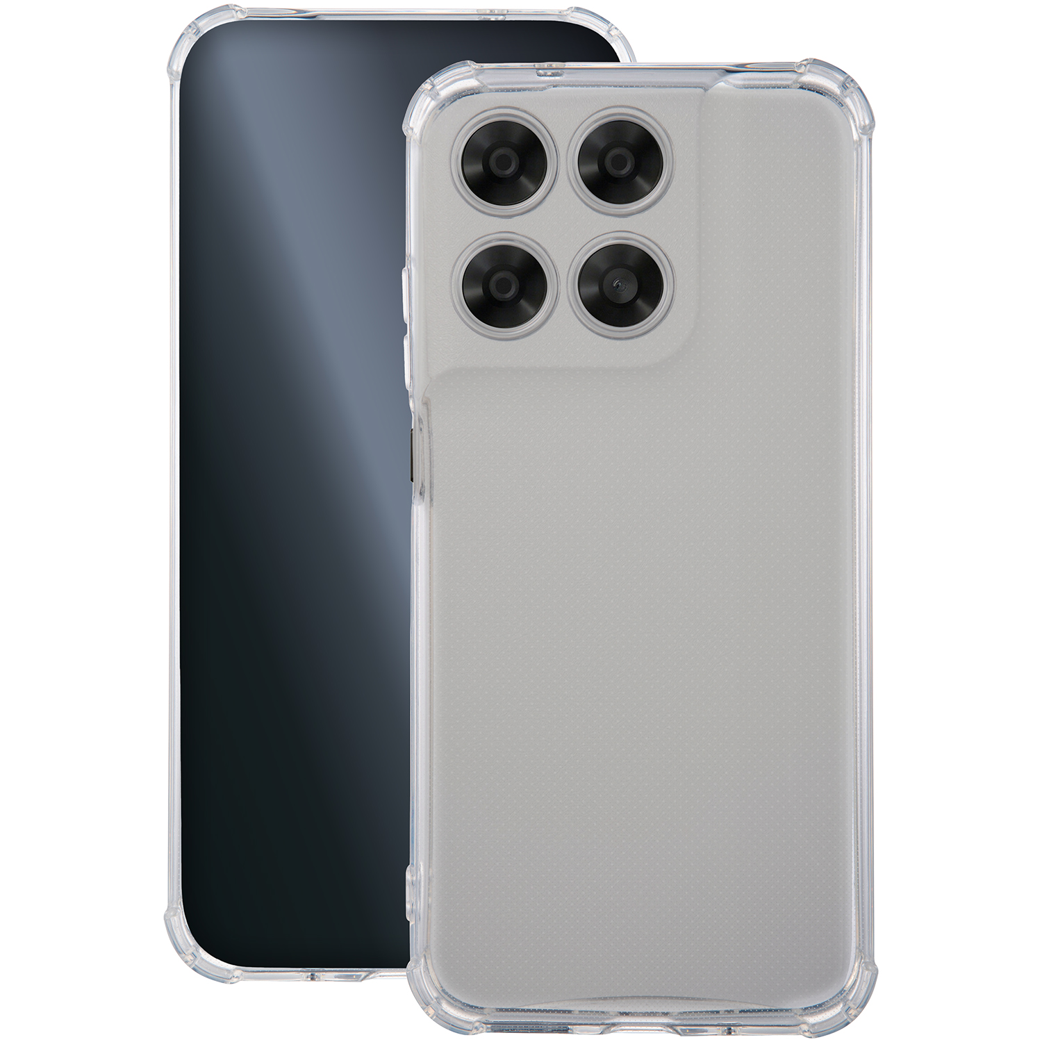 Чехол Anti Shock 1,5 мм для Motorola Moto G67 5G / G77 5G — прозрачный
