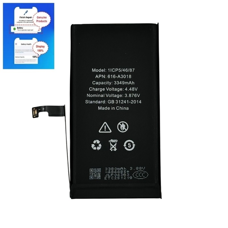 Battery Apple iPhone 15 3349mAh Diagnosable OEM