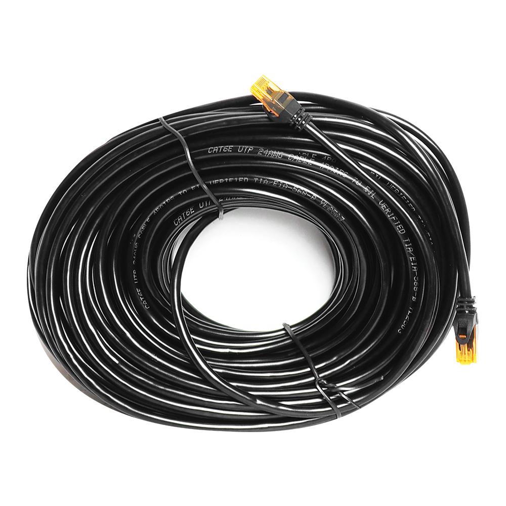 CAT6e UTP võrgu patchcord kaabel 8P8C must 25m
