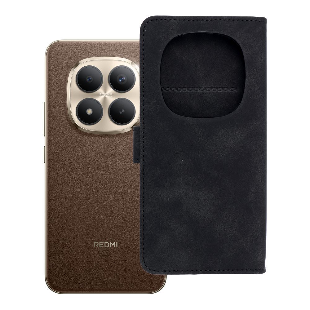 TENDER Book ümbris XIAOMI Redmi Note 15 PRO PLUS 5G mustaks