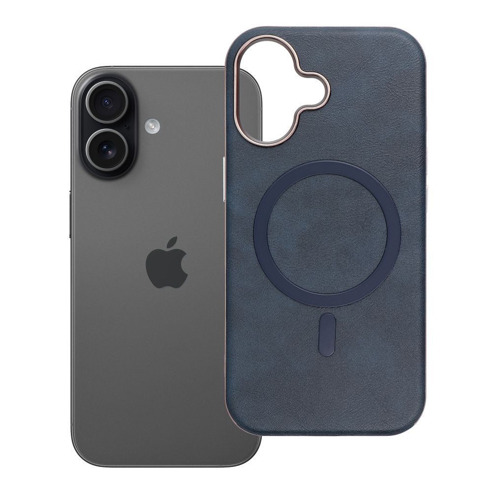GENTLEMAN MAG COVER Ümbris compatible koos MagSafe jaoks IPHONE 17 tumesinine sinine