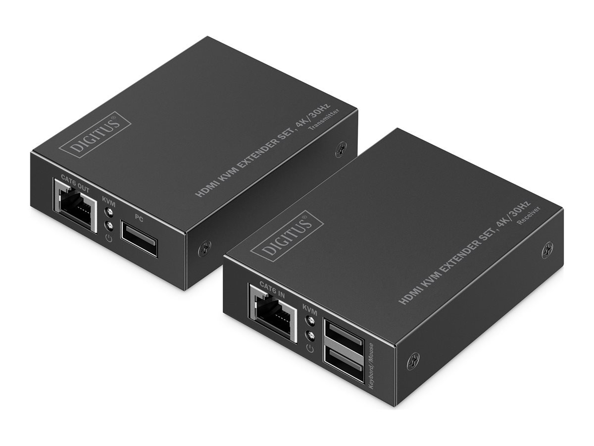 DIGITUS HDMI KVM Extender komplekt 4K/30Hz 40m