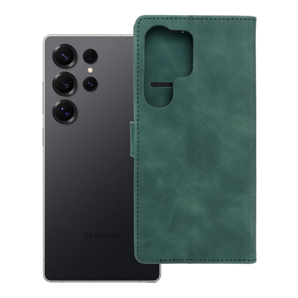 Чехол-книжка для Samsung S25 ULTRA Tender Book зелёный