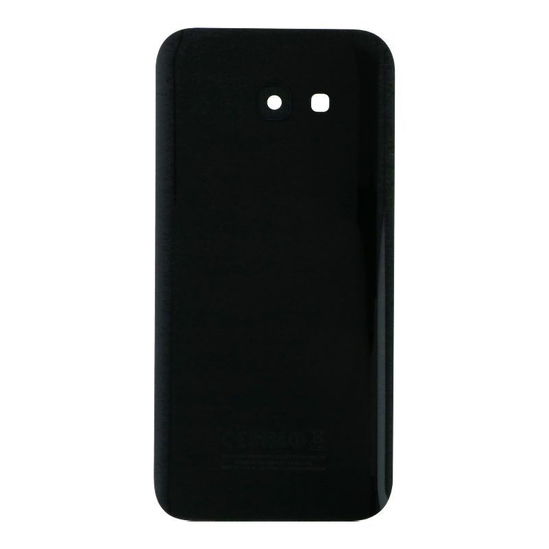 Задняя крышка Samsung A520 A5 2017 чёрная (со стеклом камеры) OEM