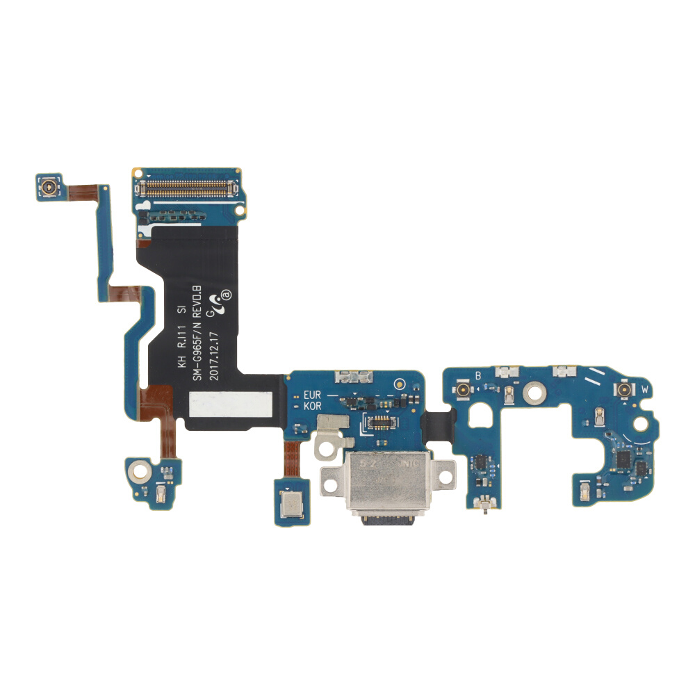 Шлейф Samsung G965F S9+ с разъёмом зарядки, микрофоном ORG