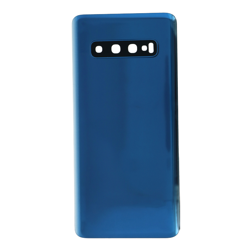 Задняя крышка Samsung S10 G973 Prism Blue со стеклом камеры OEM