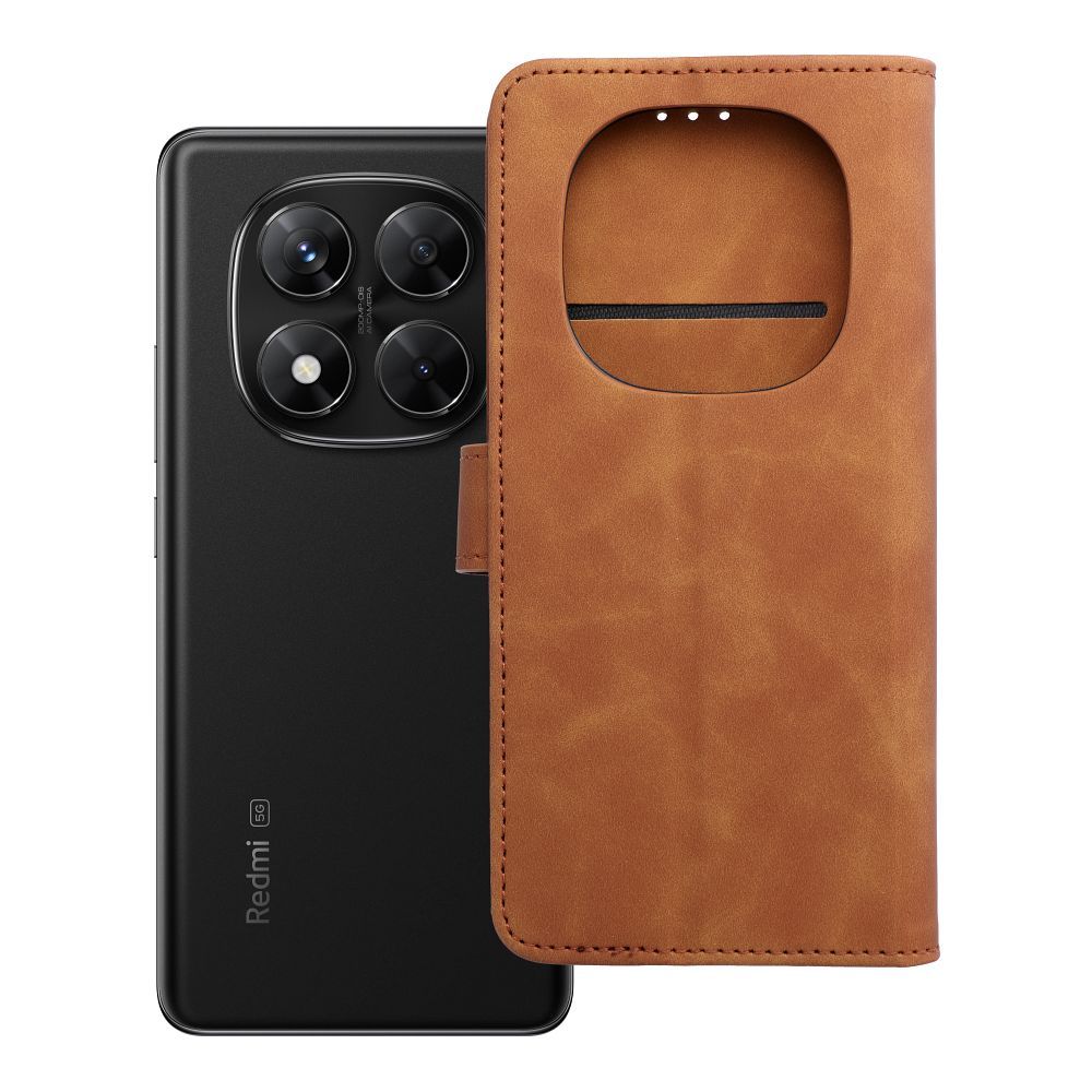 TENDER Book Ümbris jaoks XIAOMI Redmi Note 14 PRO 5G / 14 PRO PLUS 5G brown
