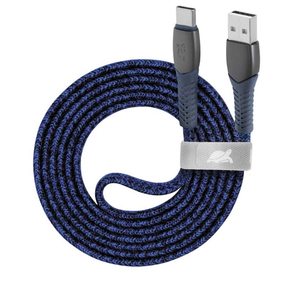 RIVACASE PS6102 BL12 USB-C - USB 2.0 kaabel, 1.2 m, sinine