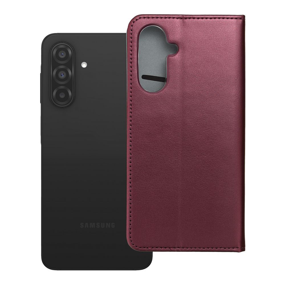 Чехол-книжка для Samsung A26 Smart Magneto бордовый