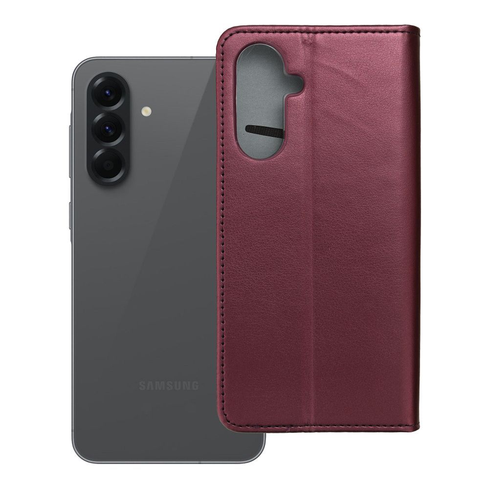Флип-чехол для Samsung A56 Smart Magneto бордовый