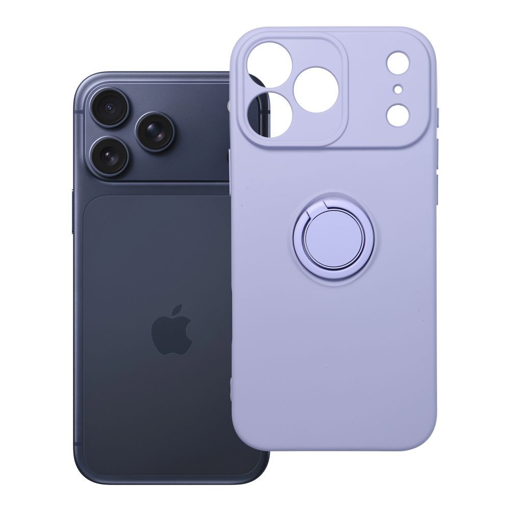 SILICONE RING ümbris jaoks IPHONE 17 Pro Max violet