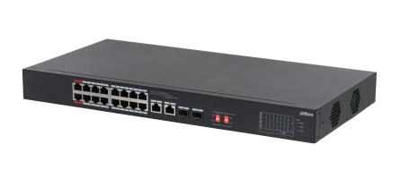 Kommutaator DAHUA S3218-16ET-135 16xRJ-45 2xSFP PoE L2 1U