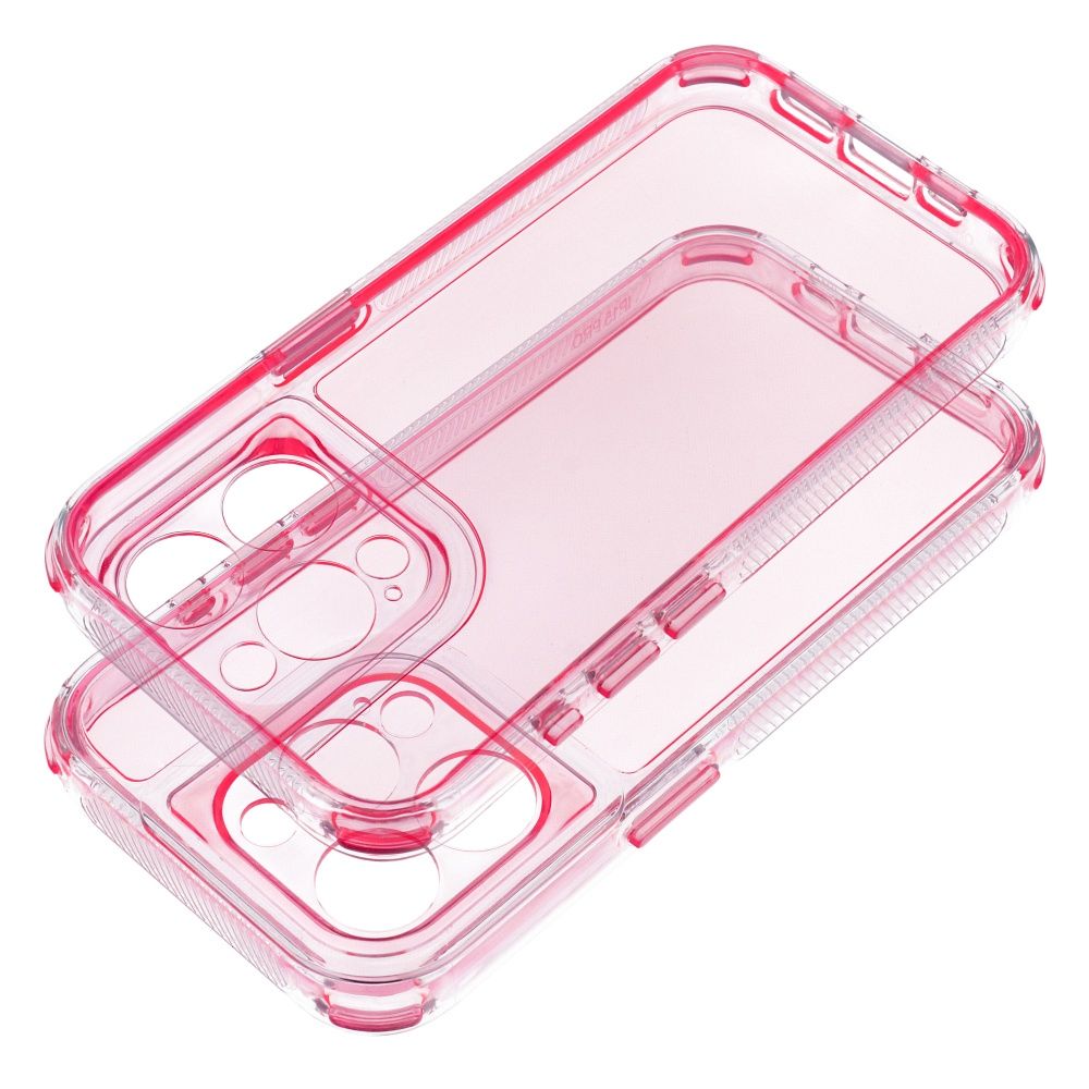 MATRIX CLEAR чехол для iPhone 15 пудрово-розовый