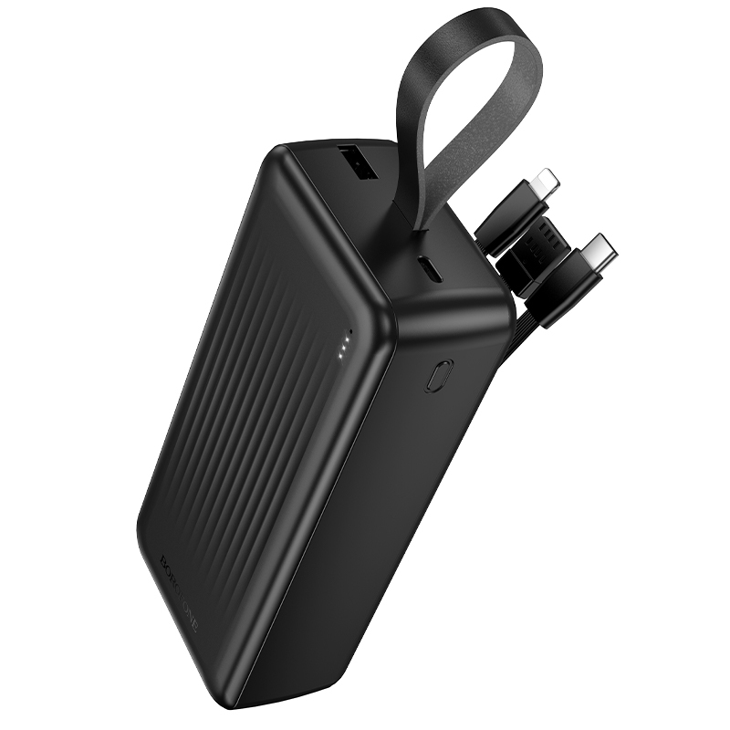 Borofone Akupank 30000mAh BJ79B Clever - USB - with Type C and Lightning cables must
