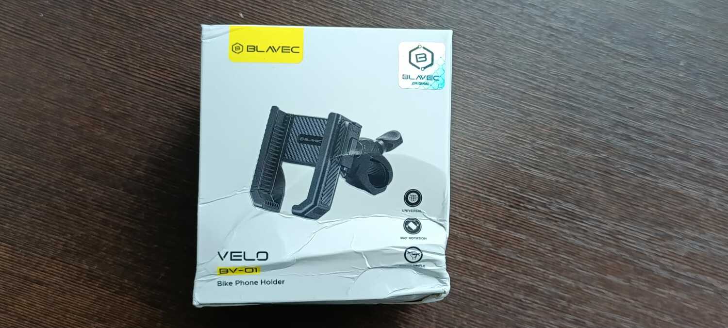 Blavec Uchwyt Rowerowy BV-01 Velo to handlebar (BV01-HB) black (damaged packaging)