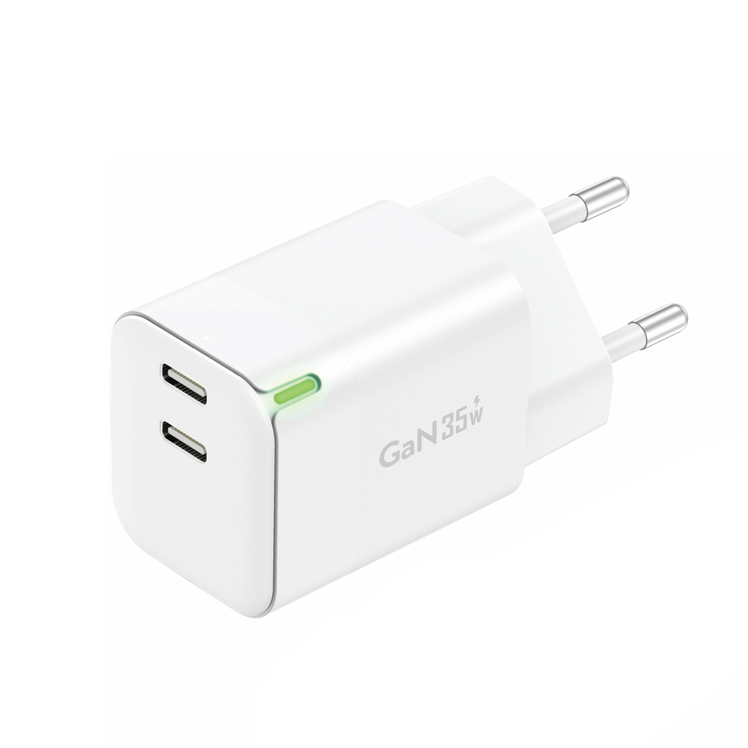 Foneng Wall laadija GAN35 GaN - 2xType C - PD 35W 3A valge