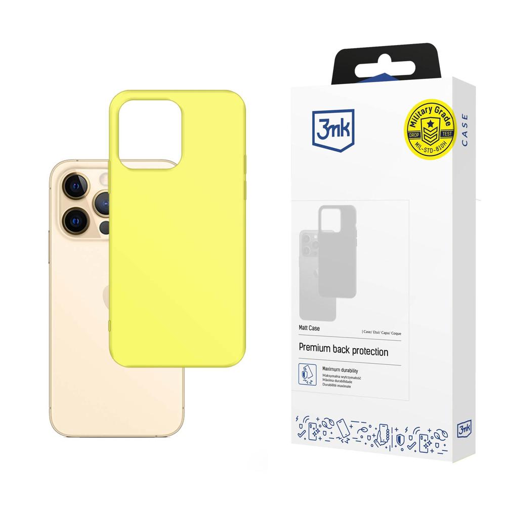 3mk Matt Case ümbris iPhone 13 Pro - kollane