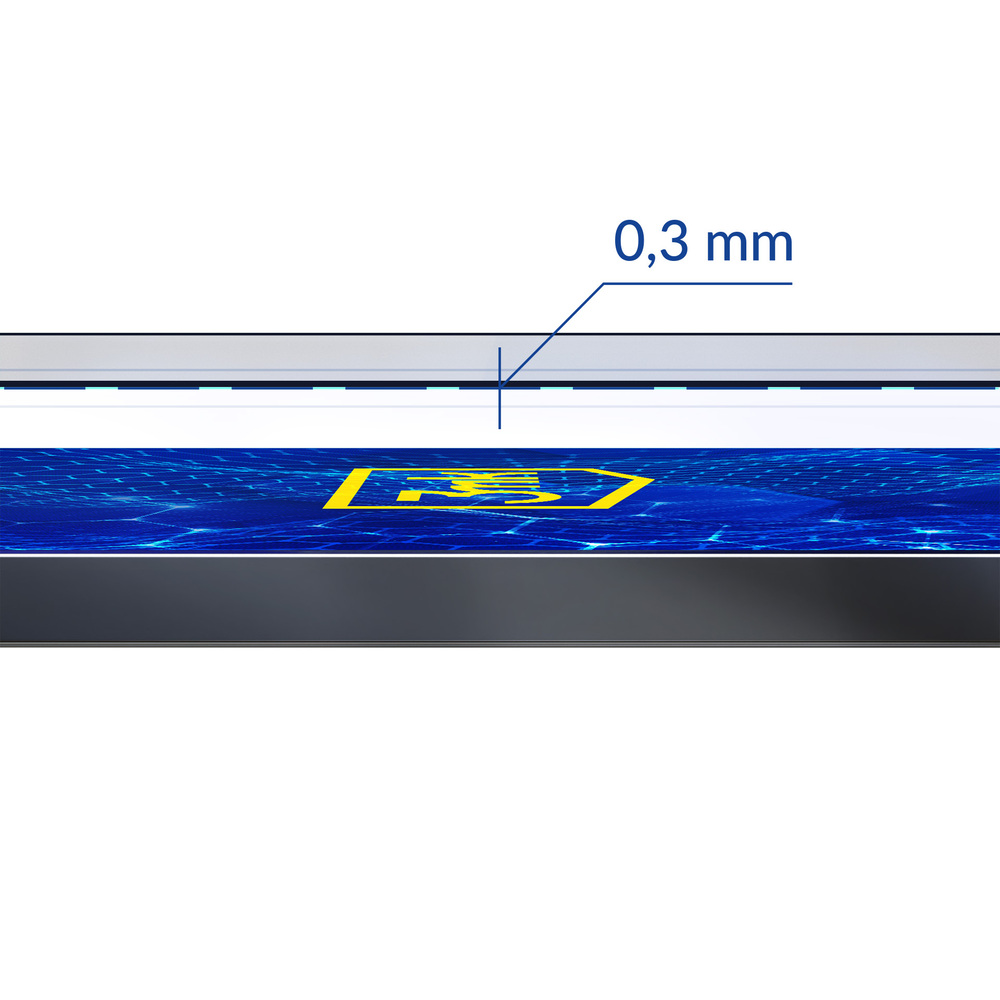 3mk HardGlass Max Lite - закаленное стекло для Samsung Galaxy S23 5G (черный)