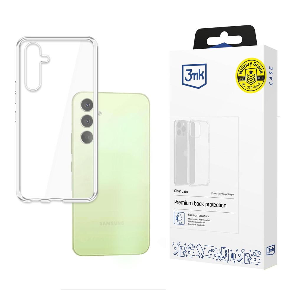 Ümbris jaoks Samsung Galaxy A54 5G silicone series 3mk Clear Ümbris - läbipaistev