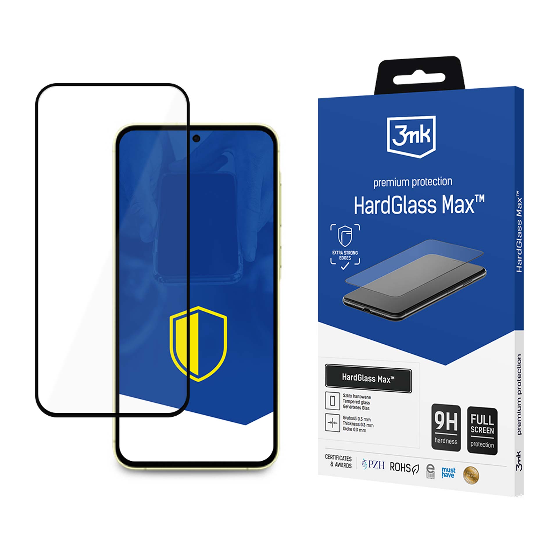 Закалённое стекло 9H 3mk HardGlass Max™ для Xiaomi 13