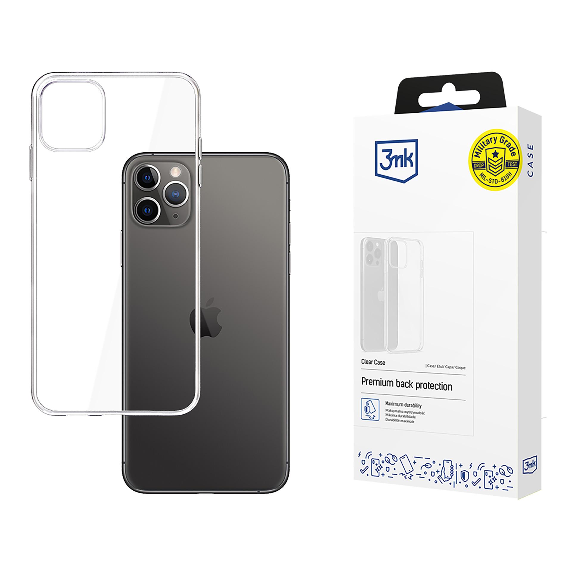 3mk Clear Ümbris jaoks iPhone 11 Pro Max - läbipaistev