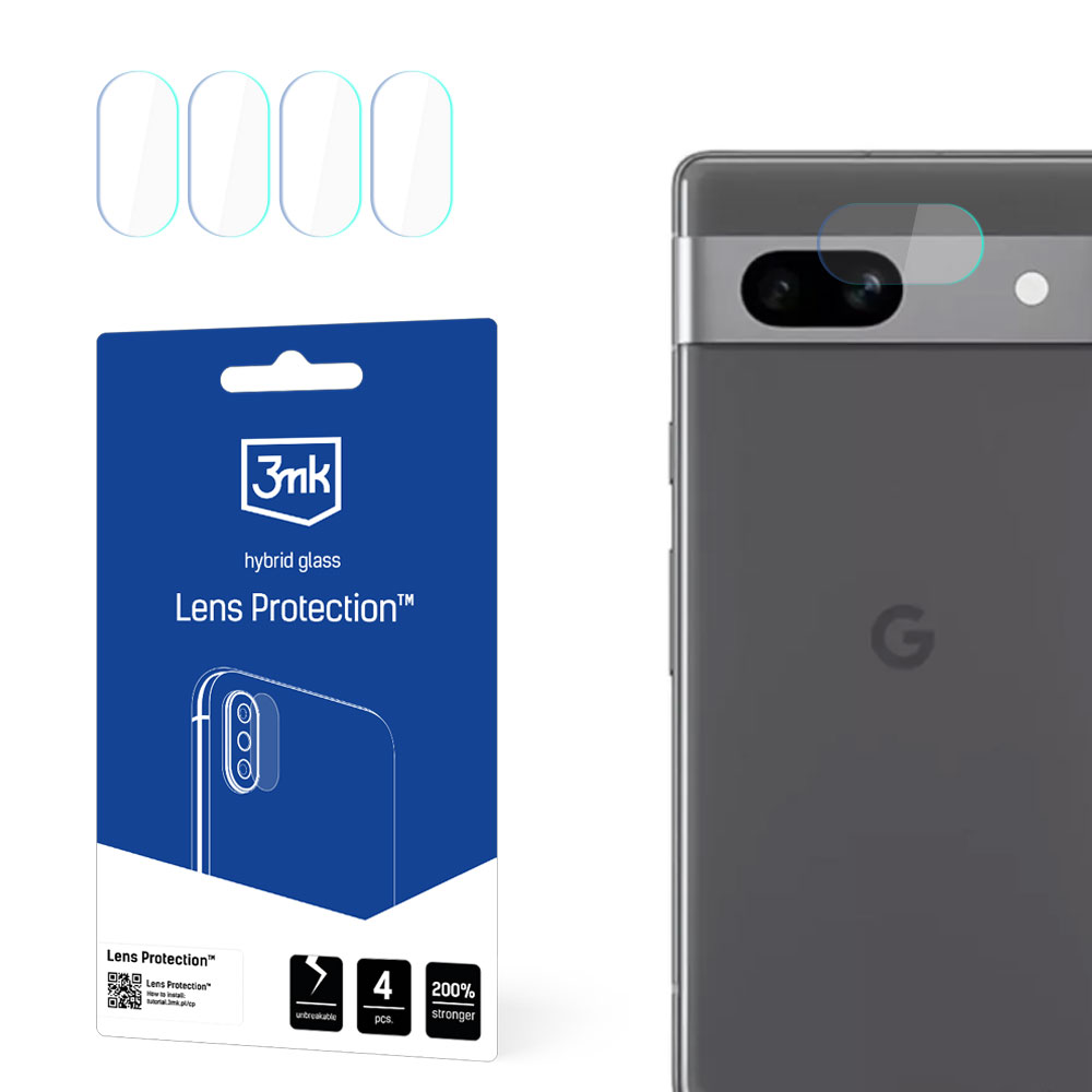 3mk Lens Protection™ hübriidkaameral objektiivi klaas Google Pixel 7A 5G