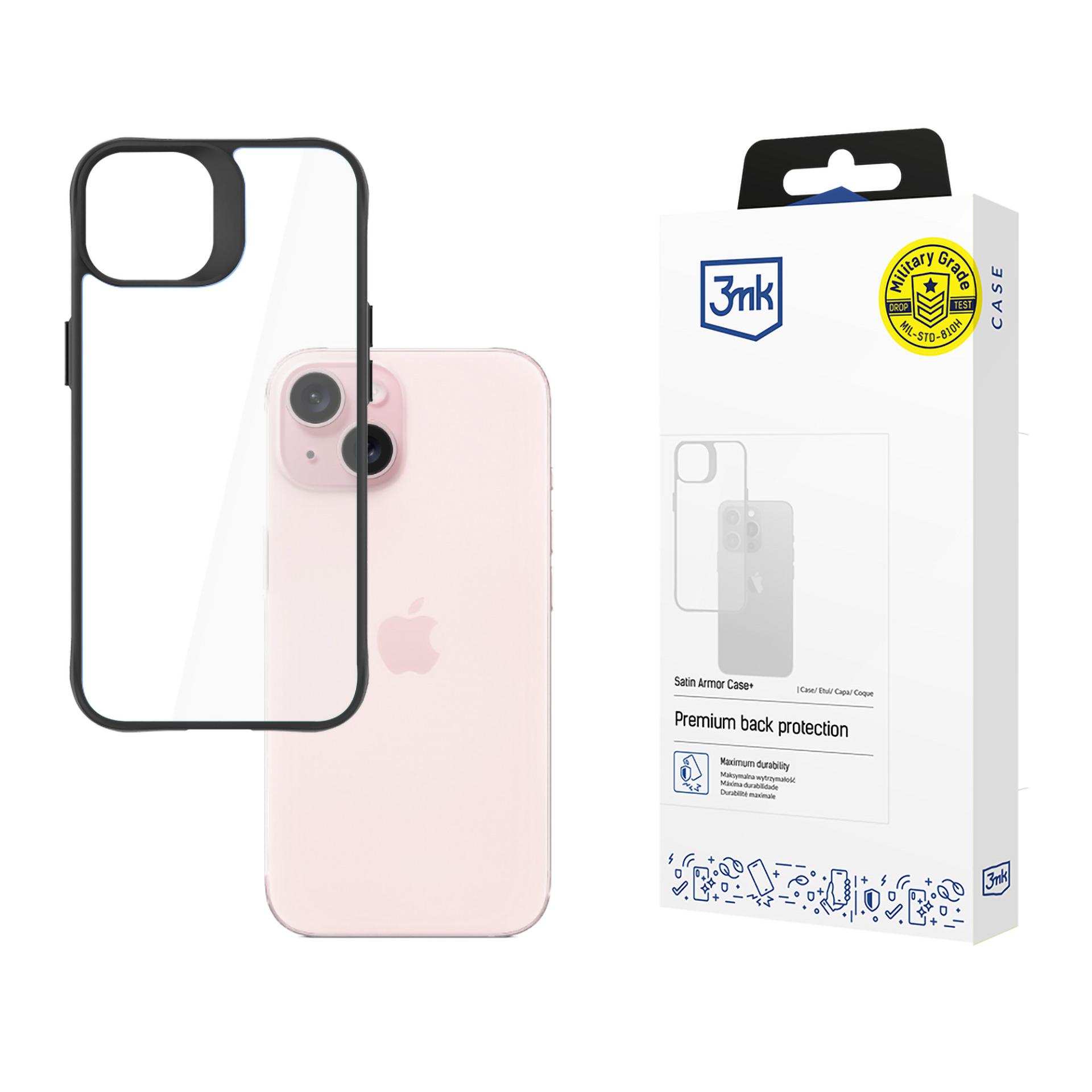 Apple iPhone 15 - 3mk Satin Armor Ümbris+
