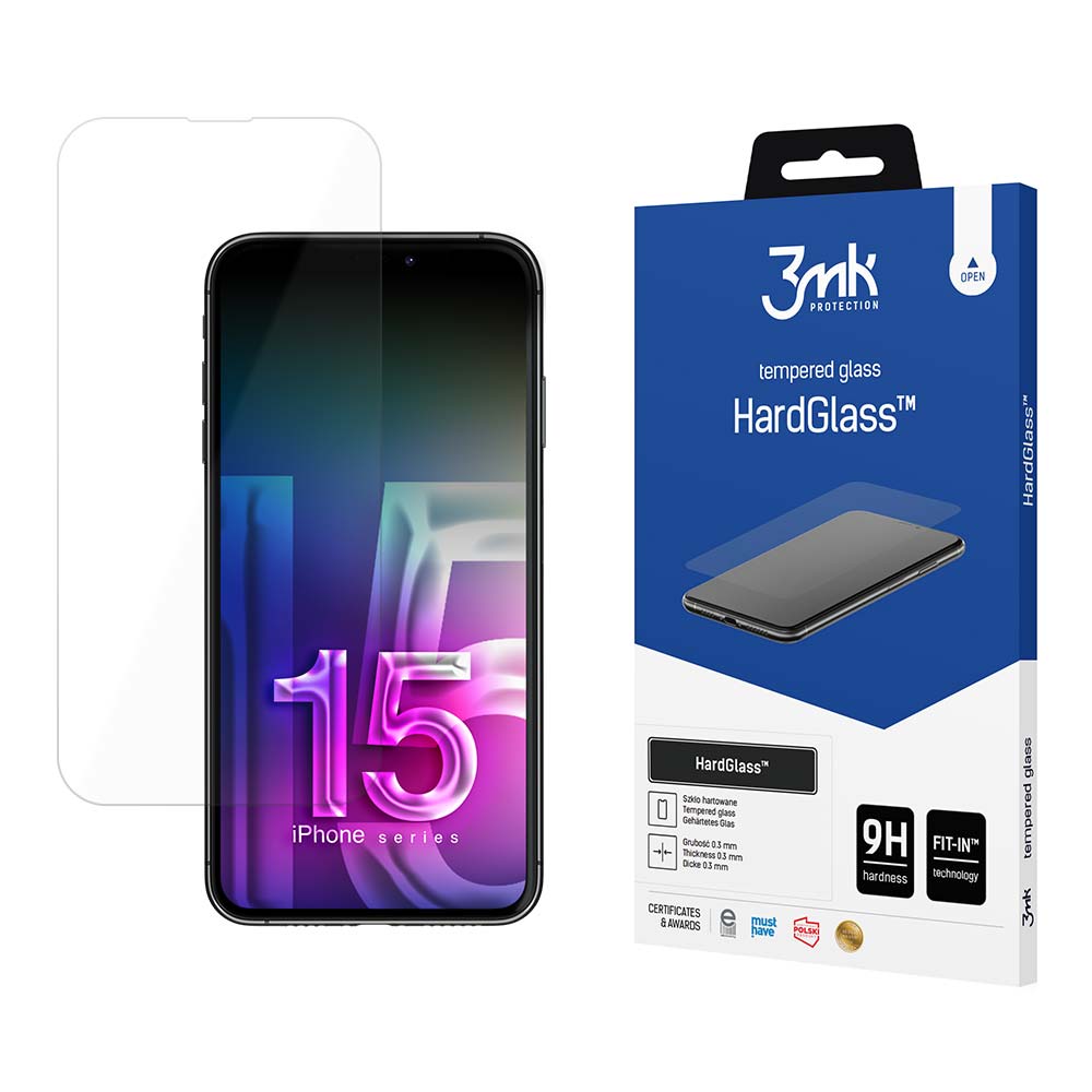 Karastatud klaas 3mk Hard Glass Apple iPhone 15 Plus