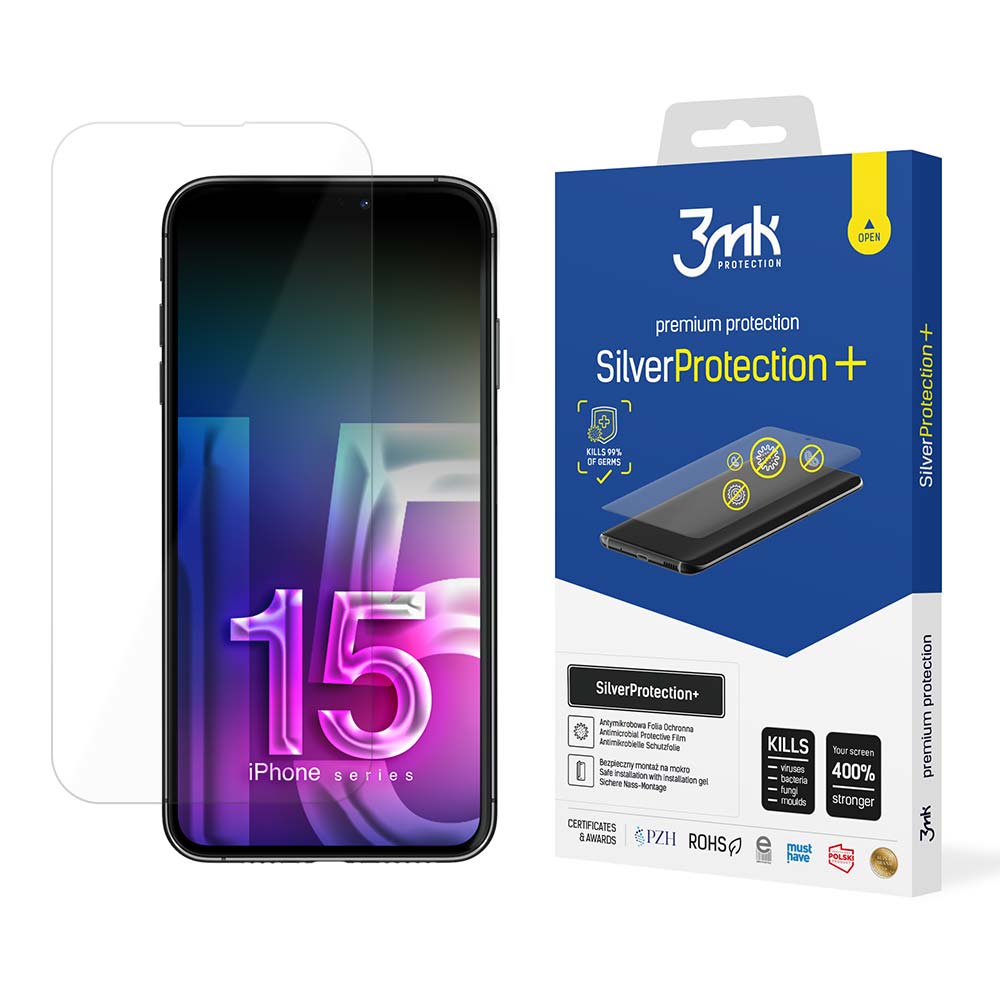 3mk SilverProtection+ kaitsekile iPhone 15 Plus