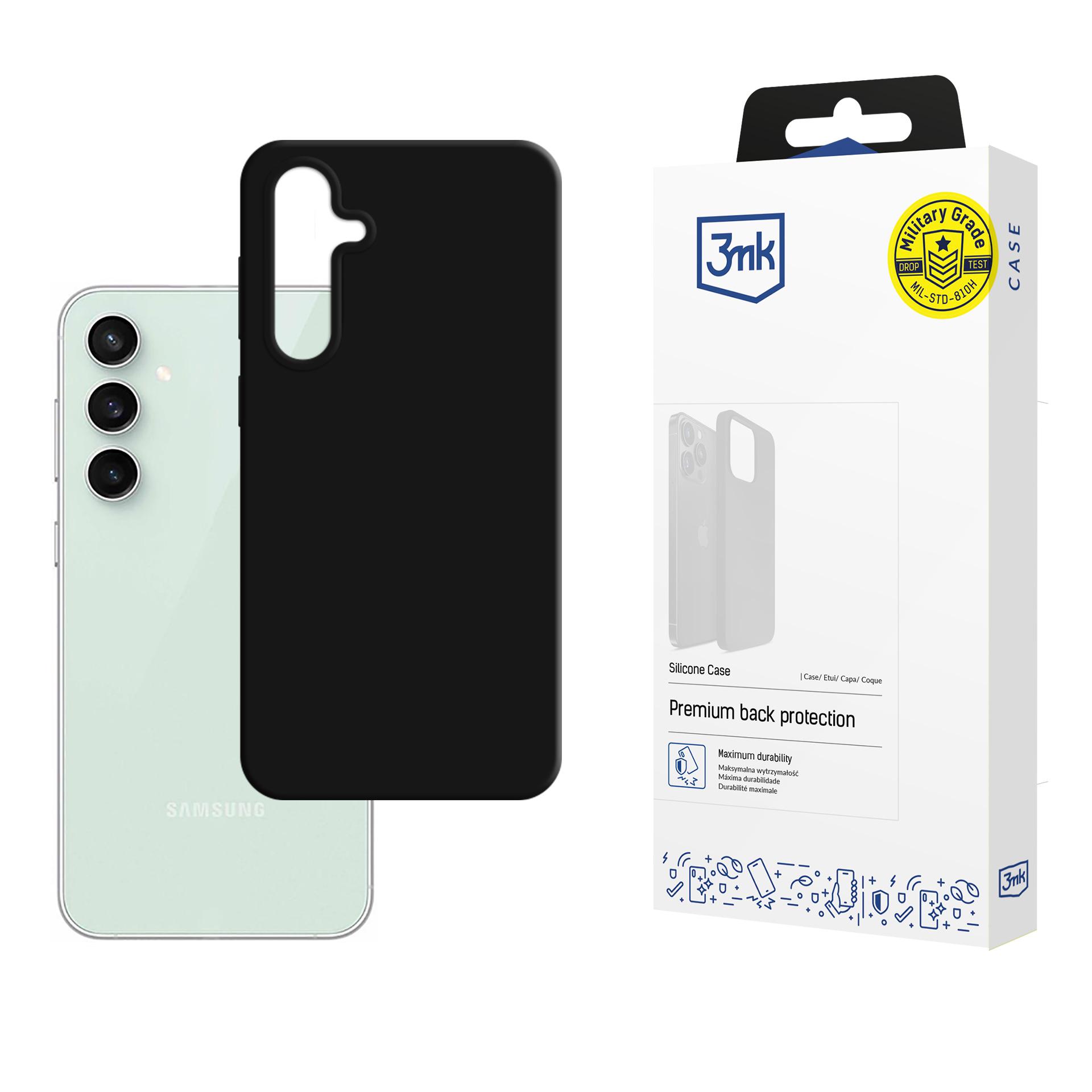 Samsung Galaxy S23 FE - 3mk Silicone Ümbris