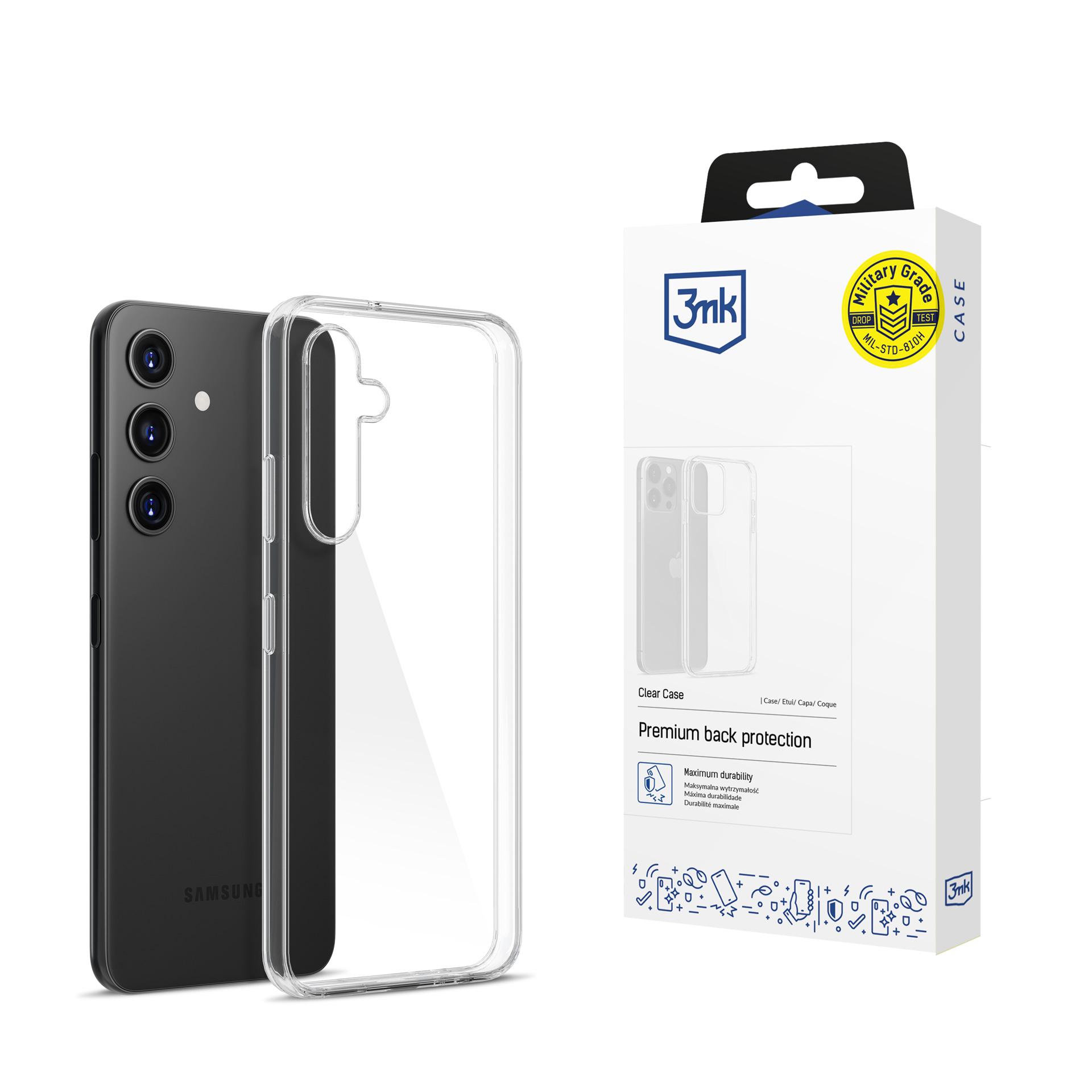 Чехол 3mk Clear Case 1,2мм Samsung S921 S24