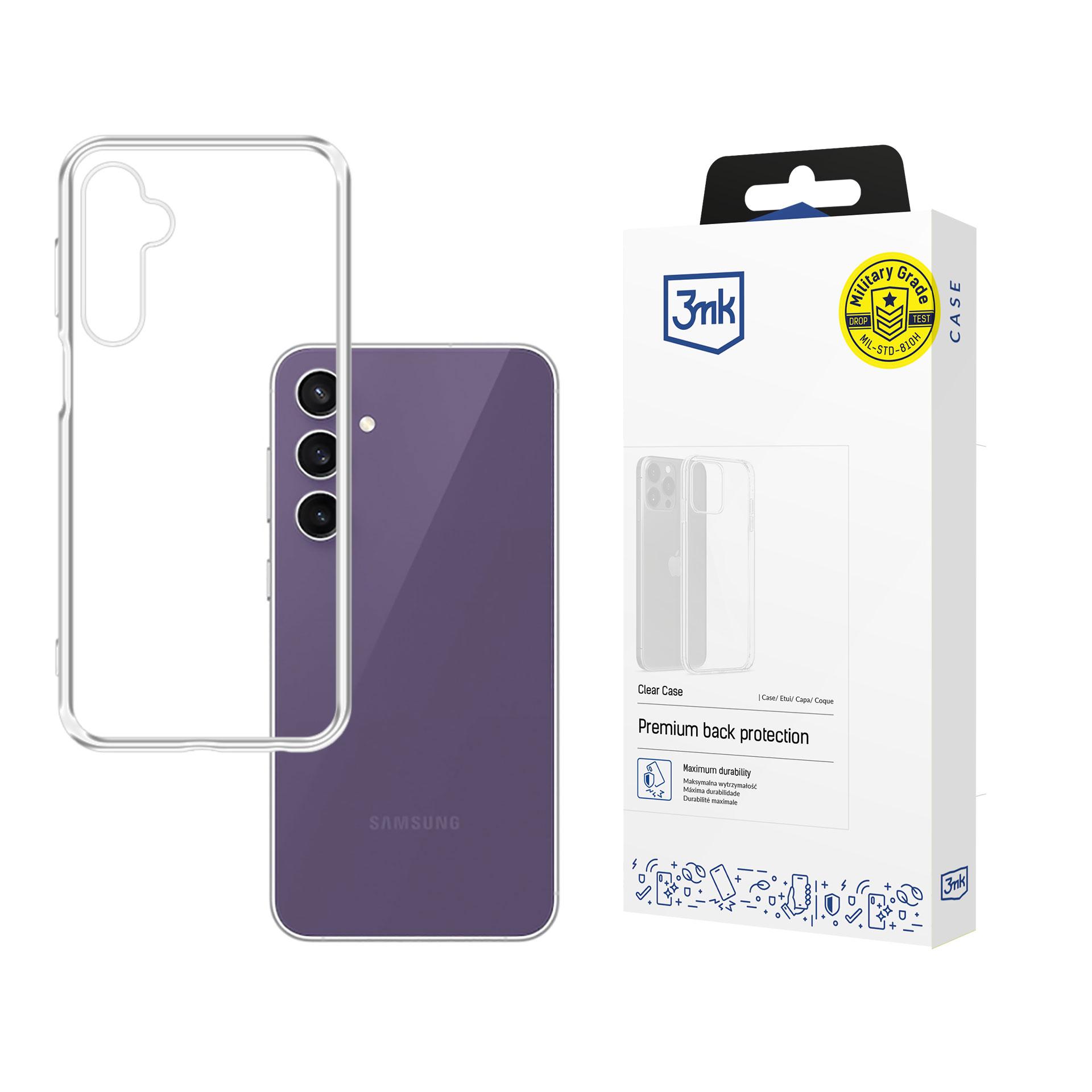 3mk Clear Ümbris jaoks Samsung Galaxy S23 FE - läbipaistev